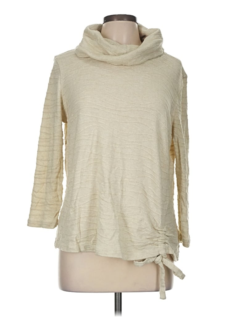 Pre-owned Multiples Turtleneck Sweater In Brown