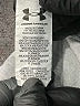 Under Armour Silver Zip Up Hoodie Size 6 - photo 4