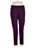 Serra Solid Purple Active Pants Size XL - photo 1