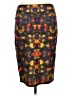 Lularoe Print Orange Formal Skirt Size L - photo 2