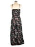 No Comment 100% Polyester Floral Black Jumpsuit Size M - photo 2