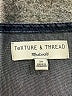 TeXTURE & THREAD Madewell Metallic Black Short Sleeve Top Size 2X - photo 6