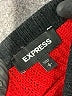 Express Chevron-herringbone Red Pullover Sweater Size S - photo 7