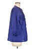 Unbranded Blue 3/4 Sleeve Blouse Size 2X - photo 4