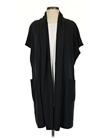 St. John Caviar Wool Cardigan (view 1)