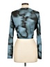 ASOS Design 100% Polyester Teal Long Sleeve Top Size 10 - photo 2
