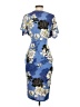 Jennifer Lopez Print Blue Cocktail Dress Size XS - photo 2