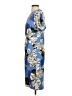 Jennifer Lopez Print Blue Cocktail Dress Size XS - photo 5