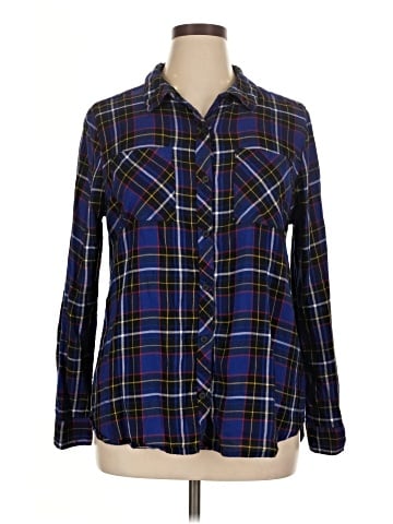 Relativity Long Sleeve Button-Down Shirt (view 1)