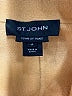 St. John Tan Yellow 3/4 Sleeve Top Size 14 - photo 7