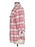 White Mark 100% Polyester Plaid Pink Long Sleeve Blouse Size L - photo 5