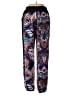 Bebe 100% Polyester Print Purple Casual Pants Size 2 - photo 2