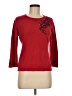 Covington 100% Acrylic Red 3/4 Sleeve Top Size M (petite) - photo 1