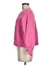 Line & Dot Hearts Pink Pullover Sweater Size M - photo 5