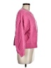 Line & Dot Hearts Pink Pullover Sweater Size M - photo 4