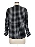 Soft Joie Plaid Black 3/4 Sleeve Blouse Size M - photo 2