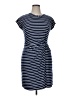 No Comment Stripes Blue Casual Dress Size XL - photo 1