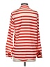 Timing 100% Polyester Stripes Orange Long Sleeve Blouse Size S - photo 2