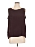 Liz Baker 100% Polyester Burgundy Sleeveless Blouse Size L - photo 1