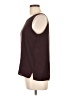 Liz Baker 100% Polyester Burgundy Sleeveless Blouse Size L - photo 5