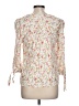 Rose & Thyme 100% Rayon Floral Ivory 3/4 Sleeve Blouse Size L - photo 2