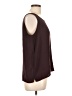 Liz Baker 100% Polyester Burgundy Sleeveless Blouse Size L - photo 4