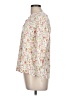 Rose & Thyme 100% Rayon Floral Ivory 3/4 Sleeve Blouse Size L - photo 5