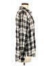 Calvin Klein Plaid Ivory Long Sleeve Button-Down Shirt Size M - photo 4