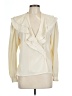 Paula Saker 100% Polyester Ivory Long Sleeve Blouse Size 12 - photo 1