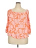 Sanctuary 100% Rayon Orange 3/4 Sleeve Blouse Size 2X - photo 1