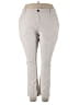 St. John's Bay Solid Gray Khakis Size 16W - photo 1