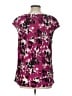 Talbots 100% Polyester Pink Short Sleeve Top Size L - photo 2