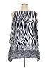 White Mark Blue 3/4 Sleeve Blouse Size 2X - photo 2