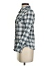 Passport Plaid Gray Long Sleeve Button-Down Shirt Size S - photo 5