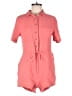 Old Navy 100% Cotton Solid Pink Romper Size M - photo 1