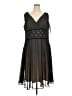 Connected Apparel Black Cocktail Dress Size 20 - photo 1