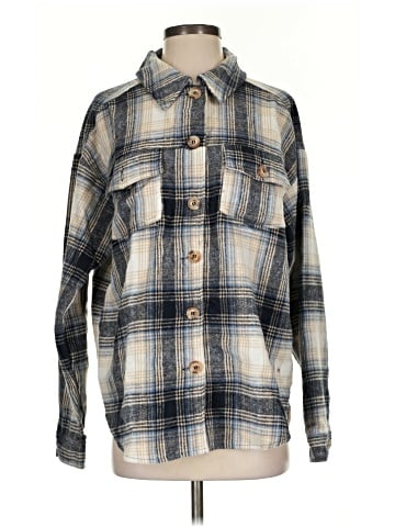 LA Hearts Long Sleeve Blouse (view 1)