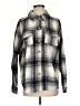 LA Hearts 100% Polyester Plaid Gray Long Sleeve Blouse Size XS - Sm - photo 1