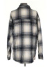 LA Hearts 100% Polyester Plaid Gray Long Sleeve Blouse Size XS - Sm - photo 2