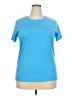 Lands' End Blue Active T-Shirt Size 18 - photo 1