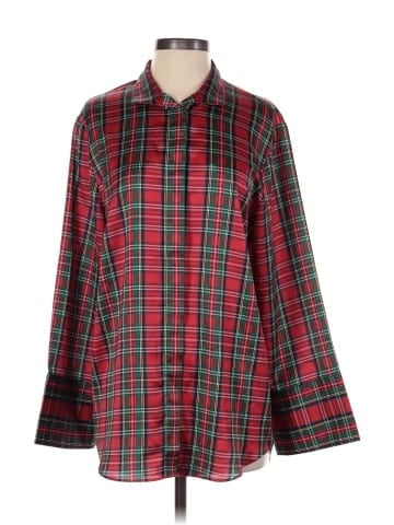 Julie Brown Long Sleeve Button-Down Shirt (view 1)