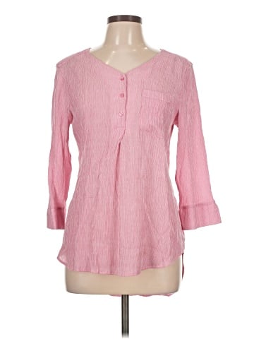 Christopher & Banks 3/4 Sleeve Blouse (view 1)