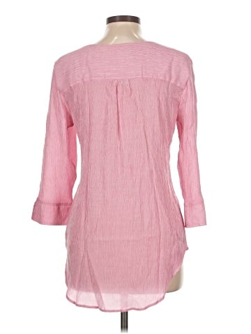 Christopher & Banks 3/4 Sleeve Blouse (view 2)
