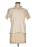 Classic Elements 100% Cotton Ivory Short Sleeve Top Size M (petite) - photo 1