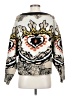 Aldomartins Print Gray Pullover Sweater Size S - photo 2
