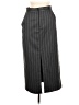 L'Agence Stripes Gray Formal Skirt Size Med (2) - photo 1