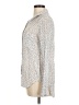Cloth & Stone Animal Print Ivory Long Sleeve Blouse Size M - photo 5