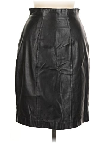 Lord & Taylor Faux Leather Skirt (view 1)