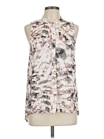 CALVIN KLEIN JEANS Sleeveless Button-Down Shirt (view 1)