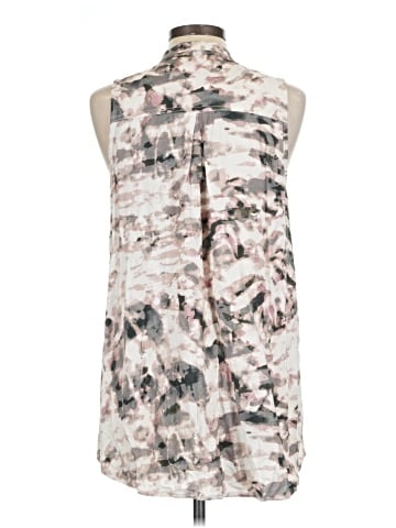 CALVIN KLEIN JEANS Sleeveless Button-Down Shirt (view 2)